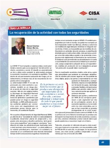 La recuperación de la actividad con todas las seguridades, por Manuel Sánchez Gómez-Merelo