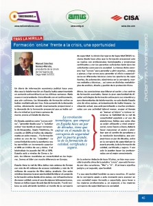 Cerrajería: la formación ‘online’ como oportunidad frente a la crisis, por Manuel Sánchez Gómez-Merelo